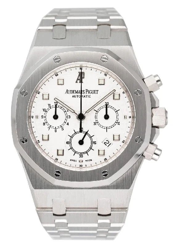 Men's Audemars Piguet Thin Case Style Watches-Audemars Piguet Royal Oak 25960BC White Dial Mens Watch