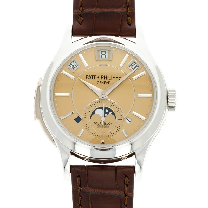 Men's Patek Philippe Watches with Pilot's Watch Design-Patek Philippe Platinum Grand Complications Minute Repeater Watch Ref. 5207