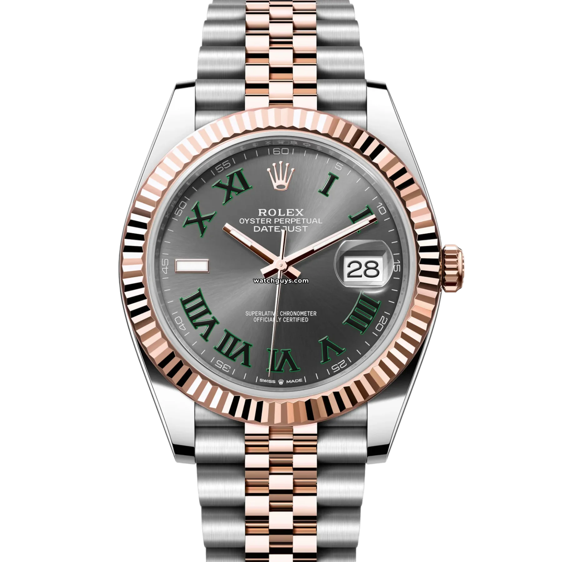 Women's Rolex Birthday Style Watches-Rolex Datejust 126331 Wimbledon Jubilee