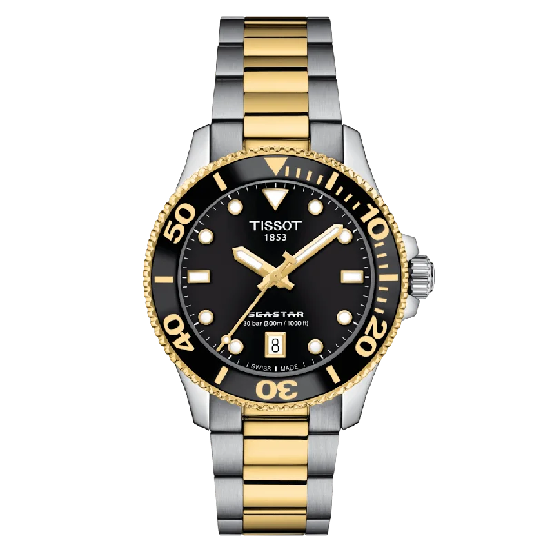 Women's Heritage Watches with Anniversary Edition-Tissot T-Sport Black Dial Women 36mm