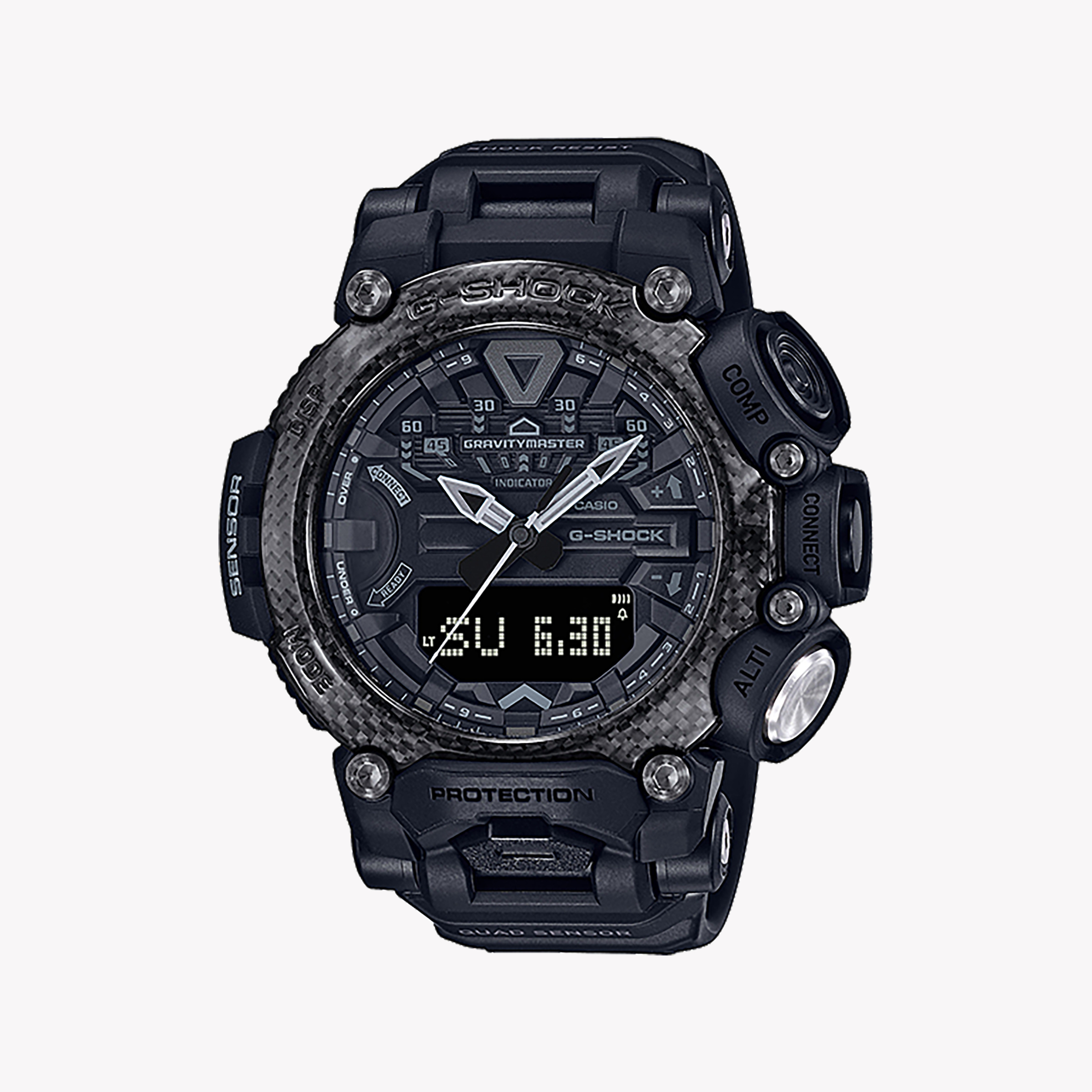 Men's Digital Watches with Tactical Design-CASIO G-SHOCK GR-B200-1BDR - TOUGH LUXURY UNISEX WATCH WITH BLACK RESIN BAND & DIGITAL FUNCTIONALITY
