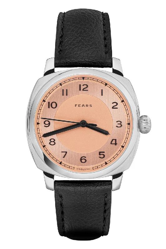 Men's Thick Case Style Dress Watches for Bold Statement-Fears Brunswick 40 Copper Salmon
