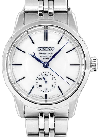 Men's Seiko Business Meeting Style Watches-Presage Craftsmanship Arita Porcelain Ref. SART003