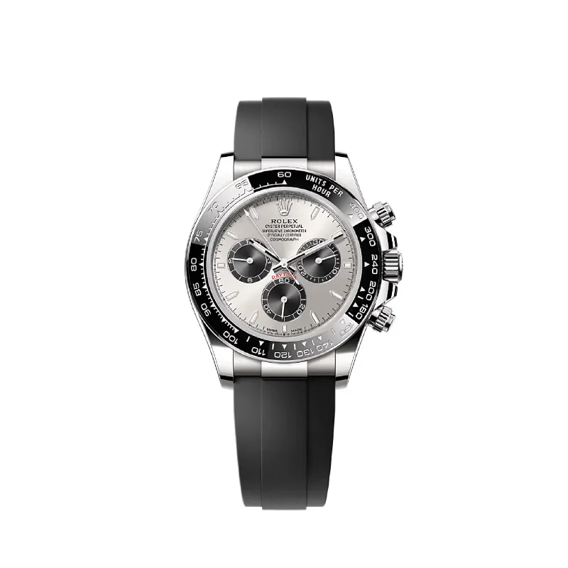 men's Rolex watches with Roman numerals -​Rolex Daytona 126519LN 'Ghost' White Gold Bright Black Dial