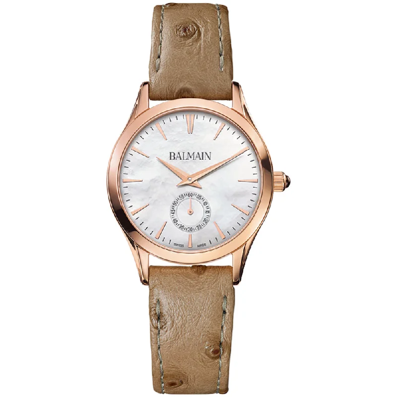 Men's Quartz Watches with Special Edition-BALMAIN, CLASSIC R SMALL SECOND WATCH