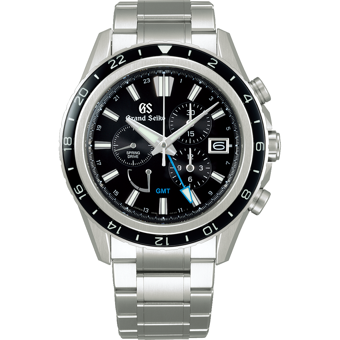 Men's Seiko Swiss Made Watches-Grand Seiko Evolution 9 Spring Drive Chronograph Watch