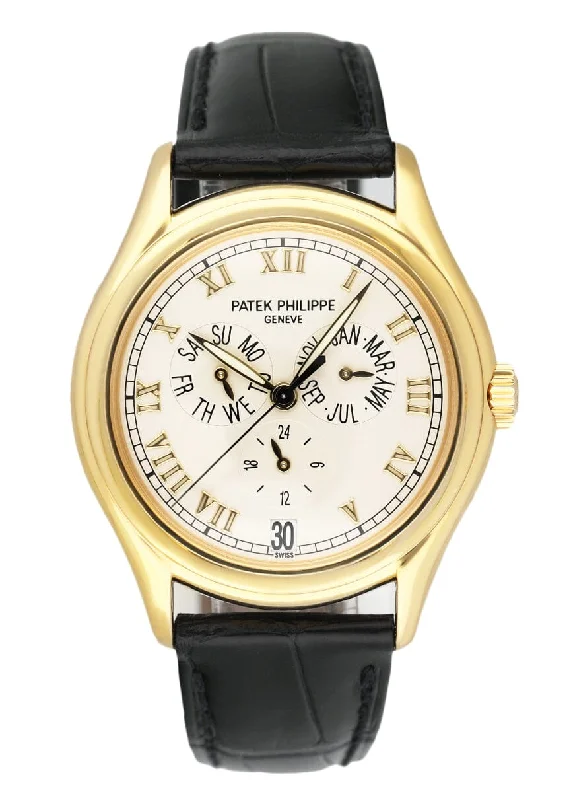 Men's Patek Philippe Watches with Altimeter Calibration-Patek Philippe Annual Calendar 5035J Mens Watch
