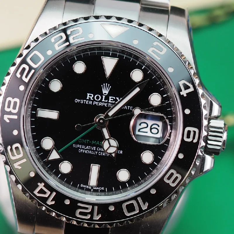 Women's Rolex Analog Watches-Rolex GMT Master II 116710LN (2017)