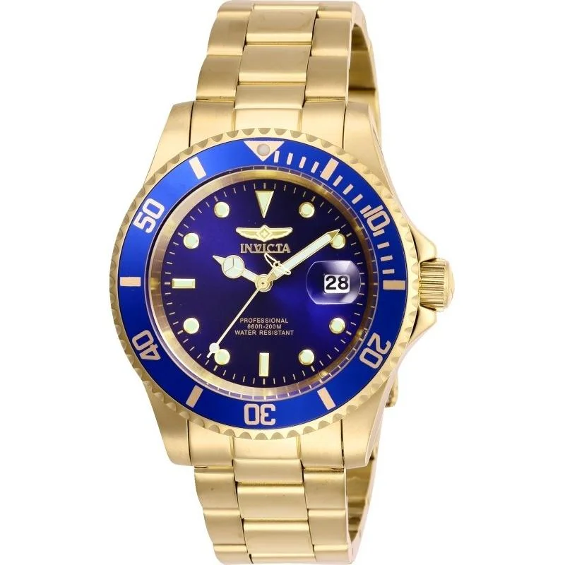 Men's Chronograph Watches with Anniversary Edition-Invicta Men's 26974 Pro Diver Gold-Tone Stainless Steel Watch