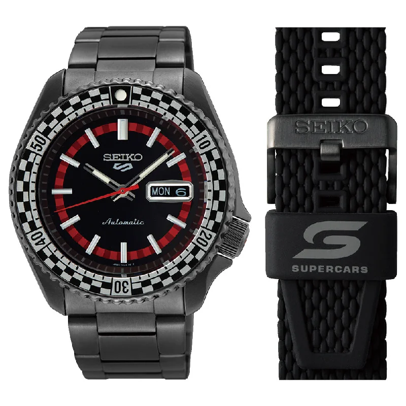 Men's Seiko Limited Edition Design Watches-Seiko 5 SRPL01K Sports Supercars Limited Editon