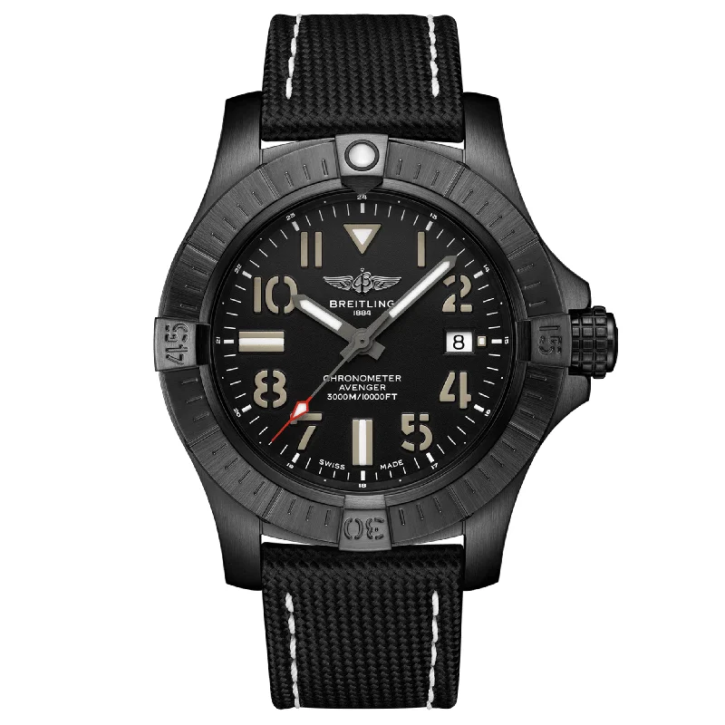 Women's Pilot Watches for Orienteering-Avenger Automatic 45 Seawolf Night Mission V17319101B1X2