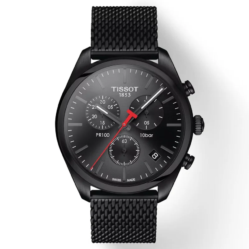 Women's Heritage Watches with Limited Edition-Tissot T-Classic Black Dial Men 41mm