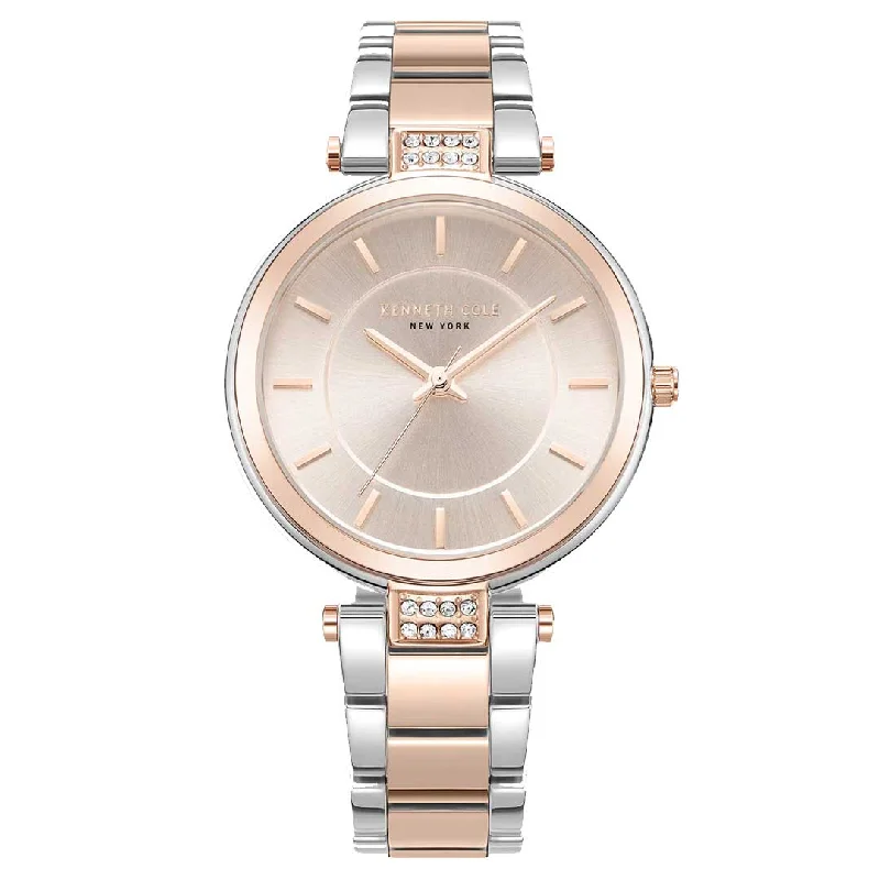 Men's Quartz Watches for Special Occasions-KENNETH COLE, MODERN CLASSIC DIAMOND