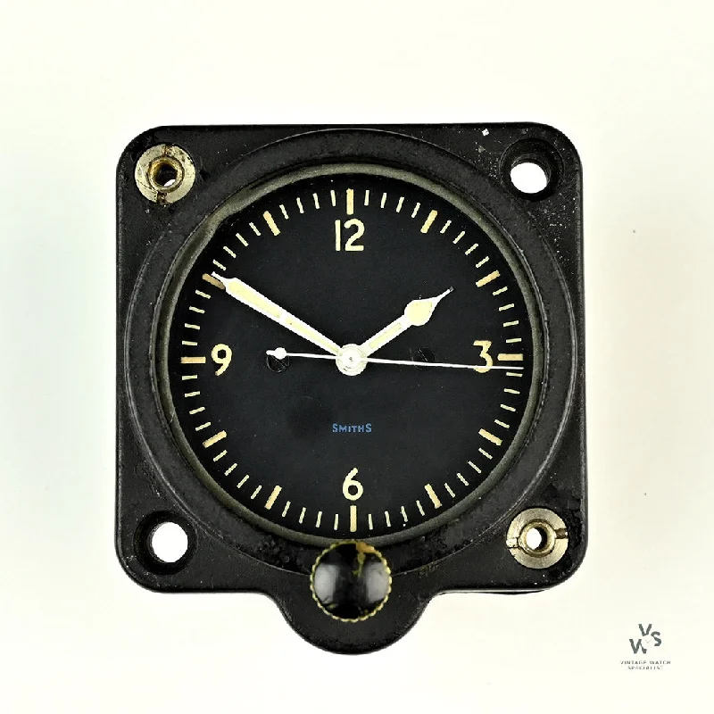 Men's Military Watches for Humanitarian Aid-Smiths Military Aircraft Cockpit Clock - Post War - Dated 1953 - Ref 6A/2089
