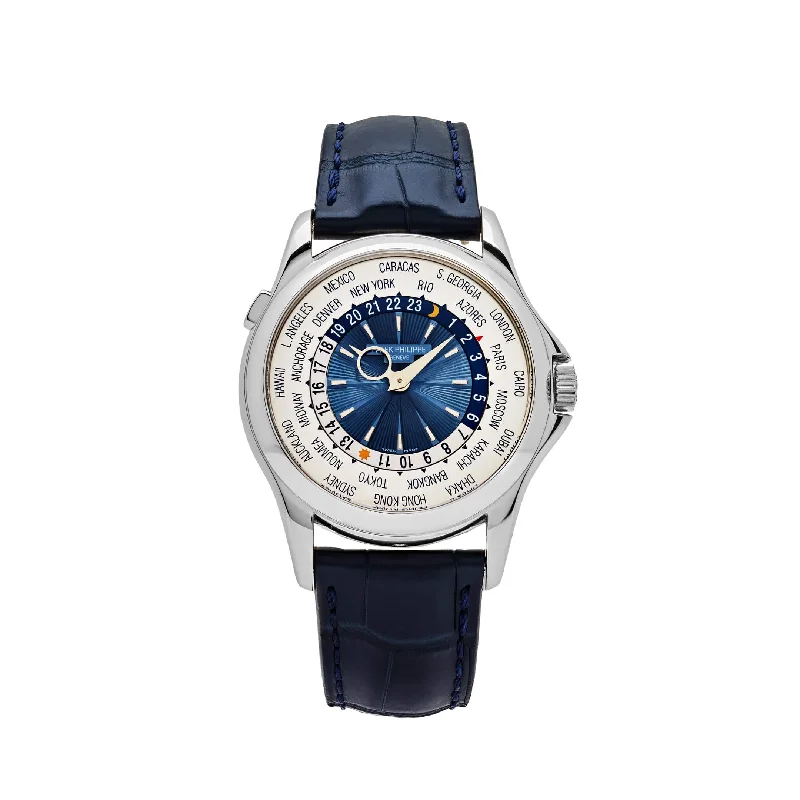 Men's Patek Philippe Pocket Watches-Patek Philippe Complications 5130P-001 World Time Platinum