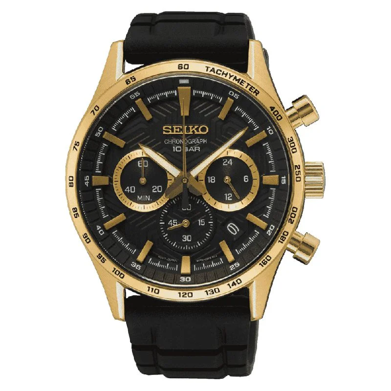 Men's Seiko Wedding Style Watches-Seiko 5 Sport Chronograph Watch - SSB446P1