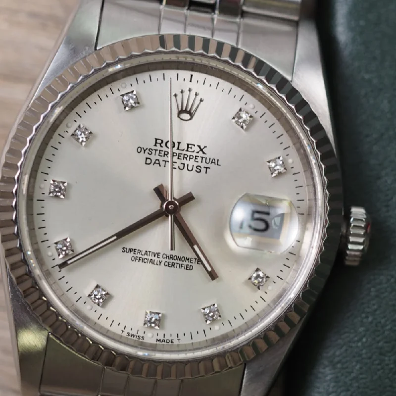 Women's Rolex Smart Design Watches-Rolex Datejust 16234 36mm (1989)
