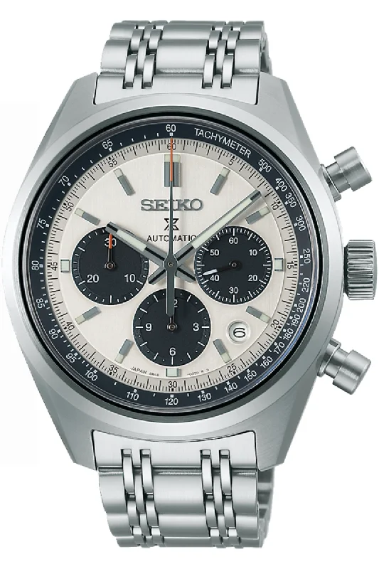 Men's Business Meeting Dress Watches for Professional Settings-Seiko Prospex Speedtimer Mechanical Chronograph SRQ047