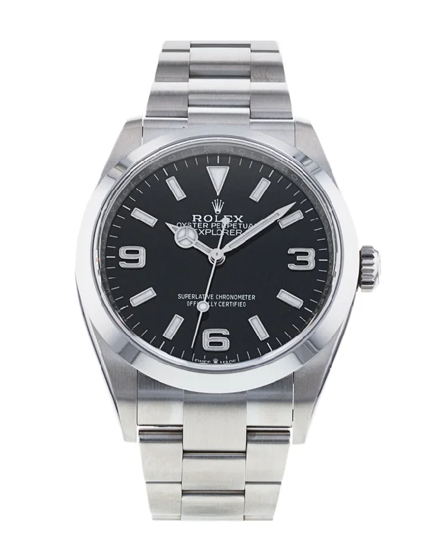 men's Rolex watches with tapestry dial -​Rolex Explorer Unisex Watch