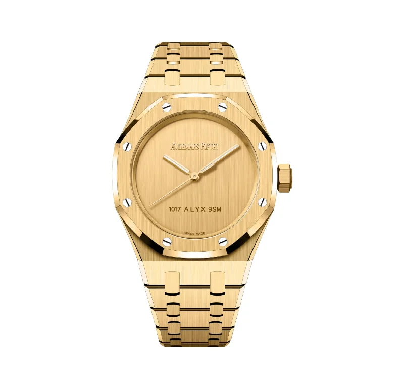 Men's Audemars Piguet Analog Design Watches-Audemars Piguet Royal Oak Selfwinding 15550BA.OO.1356BA.02 'Matthew Williams' Yellow Gold