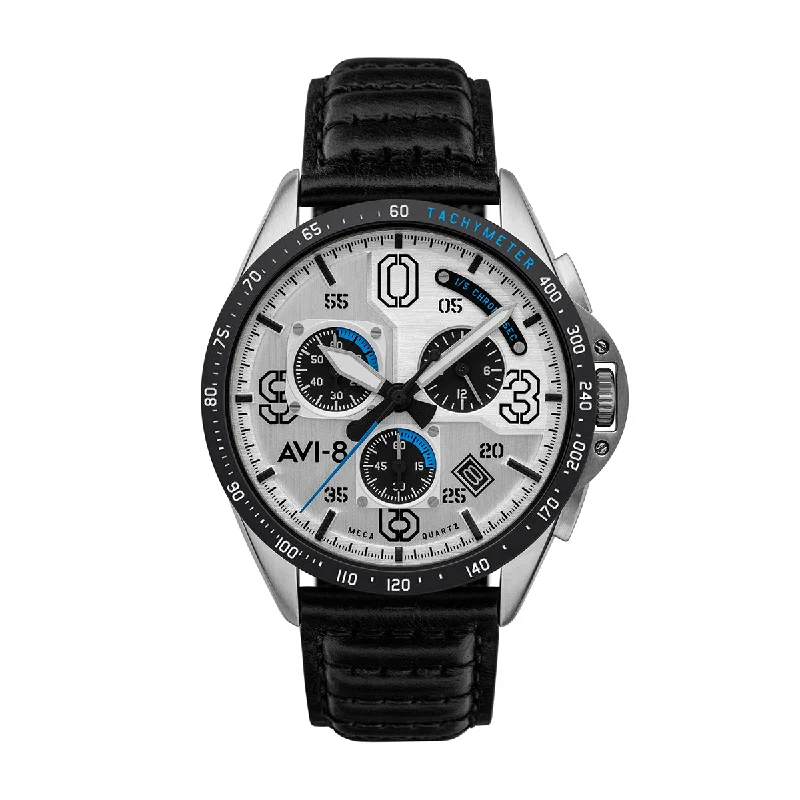 Men's Chronograph Watches for Military Personnel-P-51 Mustang Blakeslee Chronograph AV-4077-01