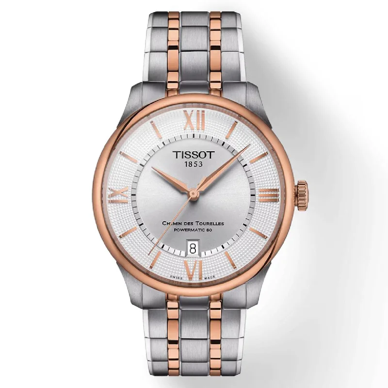 Women's Heritage Watches with Luxury Materials-Tissot T-Classic Silver Dial Men 39mm