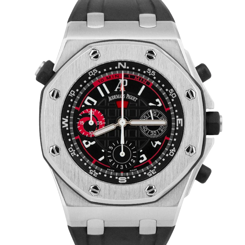Women's Audemars Piguet British Made Style Watches-MINT Audemars Piguet Royal Oak Offshore 26040ST Alinghi Polaris 42mm Steel Watch