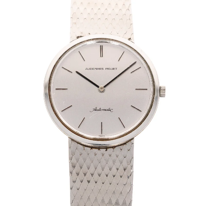 Men's Audemars Piguet Minimalist Style Watches-Audemars Piguet Ultra-Thin Steel Automatic Watch