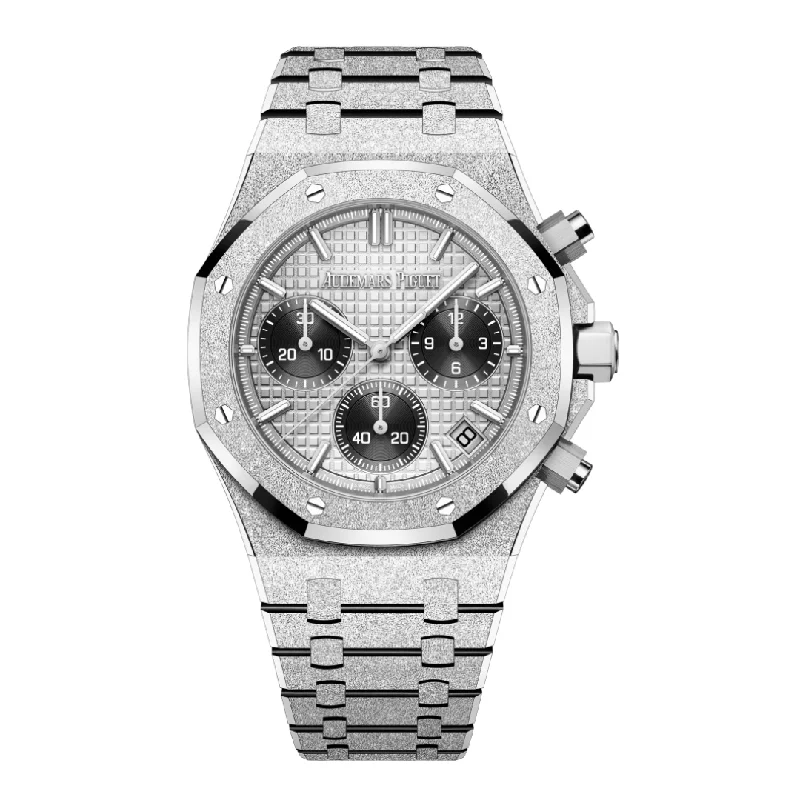 Men's Audemars Piguet Night Out Watches-Audemars Piguet Royal Oak Selfwinding Chronograph Frosted White Gold 26240BC.GG.1324BC.01