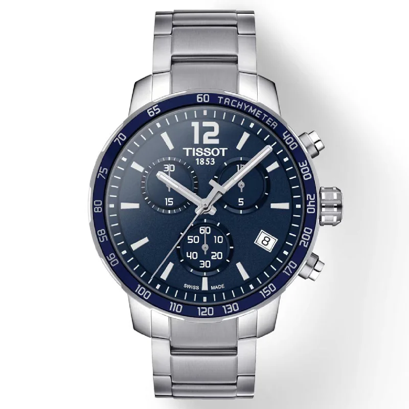 Women's Heritage Watches with GPS Navigation-Tissot T-Sport Blue Dial Men 42mm