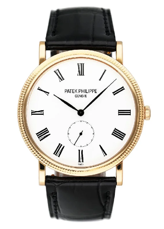 Men's Patek Philippe Watches for Orienteering-Patek Philippe Calatrava 5119J 18K Yellow Gold Mens Watch