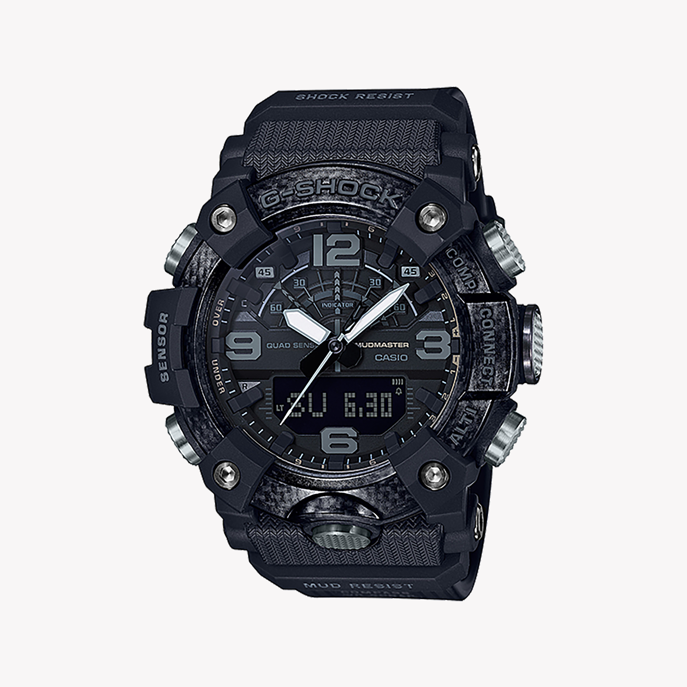 Men's Digital Watches for Humidity Monitoring-CASIO G-SHOCK GG-B100-1BDR ADVENTURE READY - MEN'S TOUGH & STYLISH BLACK WATCH