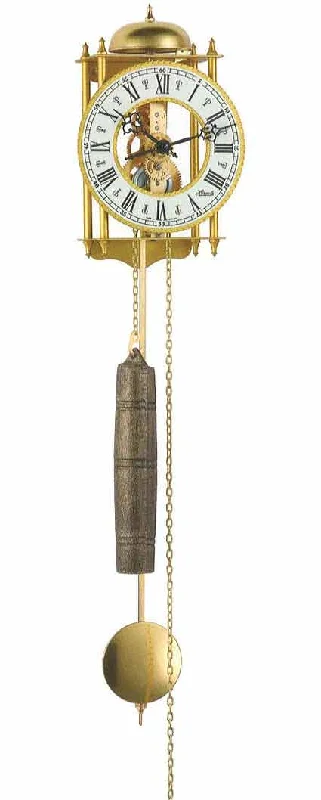 Mantel Clocks for Classic Home Decor-Hermle Hamburg satin gold-tone 70332-000711