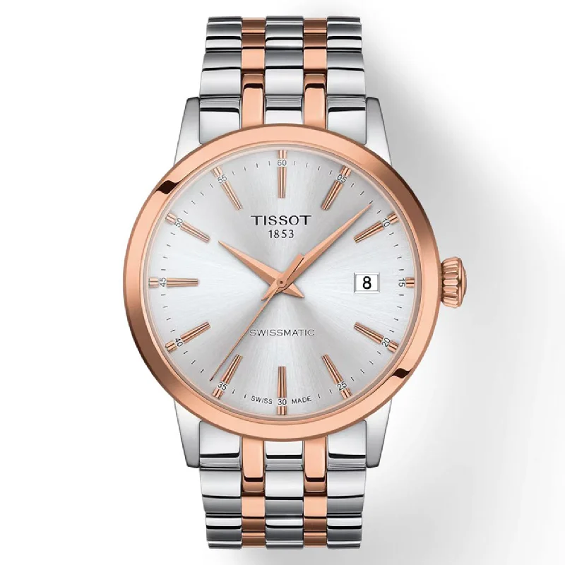 Women's Heritage Watches for Radio Communication-Tissot Classic Dream Swissmatic Silver Dial Men 42mm
