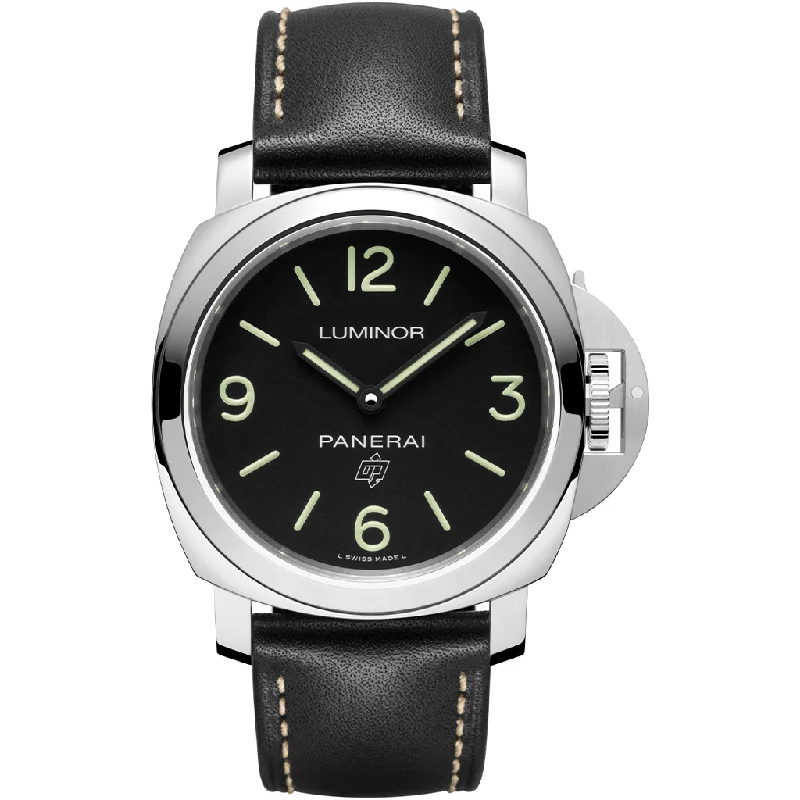 Women's Military Watches with Hygrometer Feature-Luminor Base Logo - 44mm PAM00773