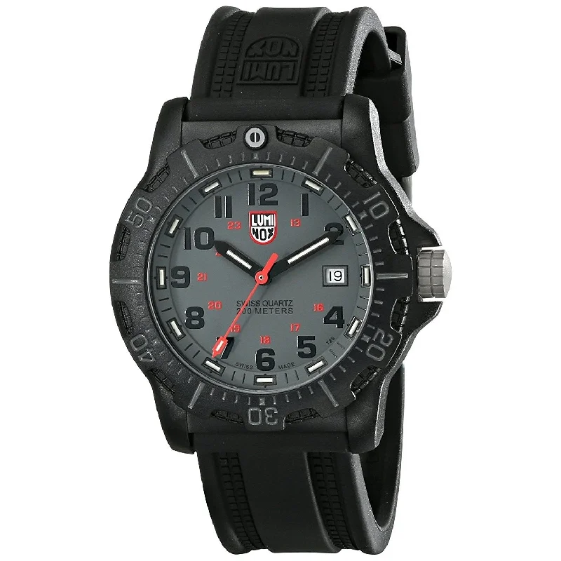 Men's Chronograph Watches with Pilot's Watch Design-Luminox Men's 8882 Black Ops Black Rubber Watch