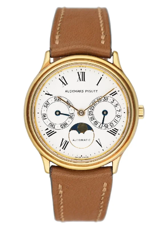 Men's Audemars Piguet Gift Style Watches-Audemars Piguet Day-Date Moonphase 25589BA 18K Yellow Gold Mens Watch