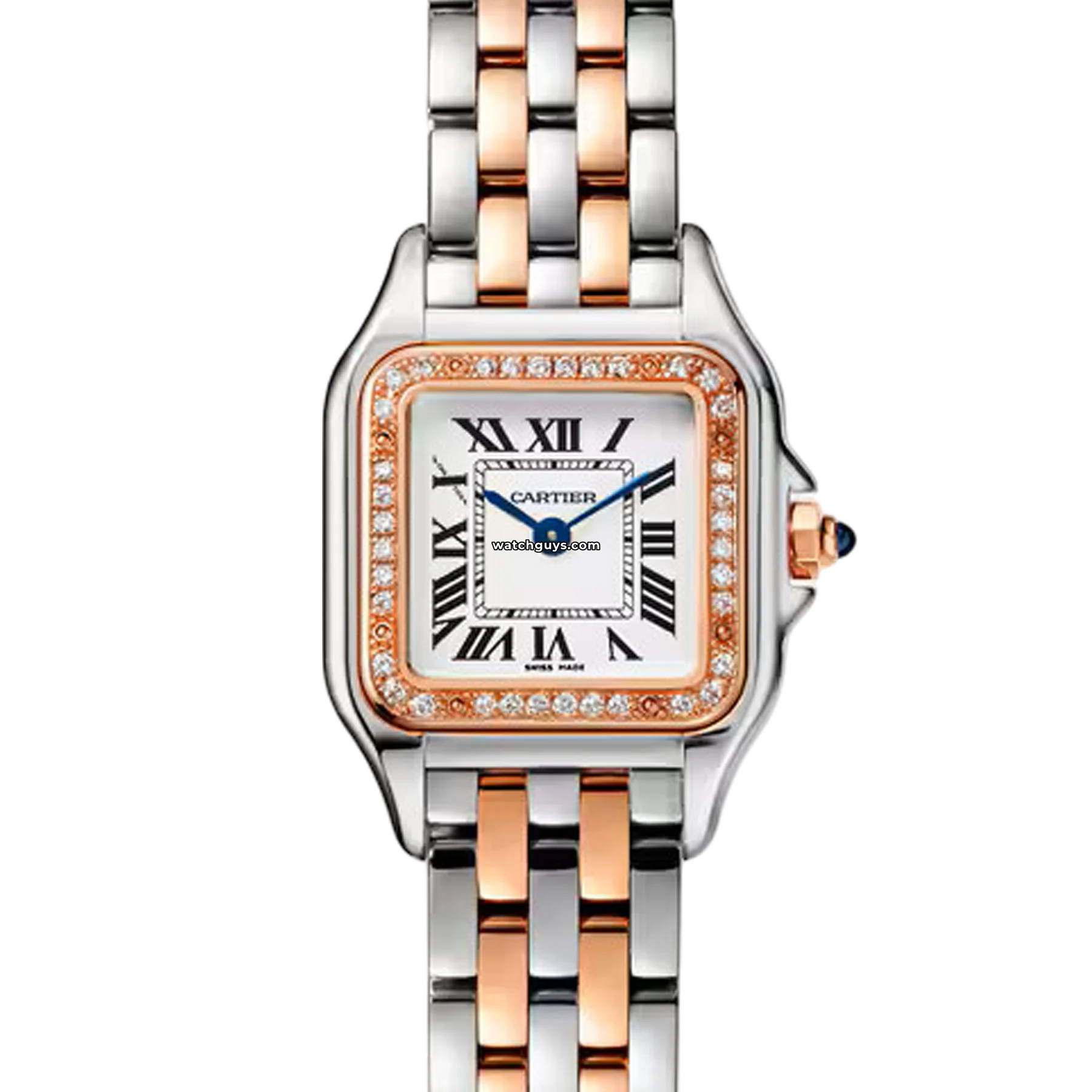 Women's Rolex Asian Made Style Watches-Cartier Panthere Small W3PN0006 Diamond Two-Tone