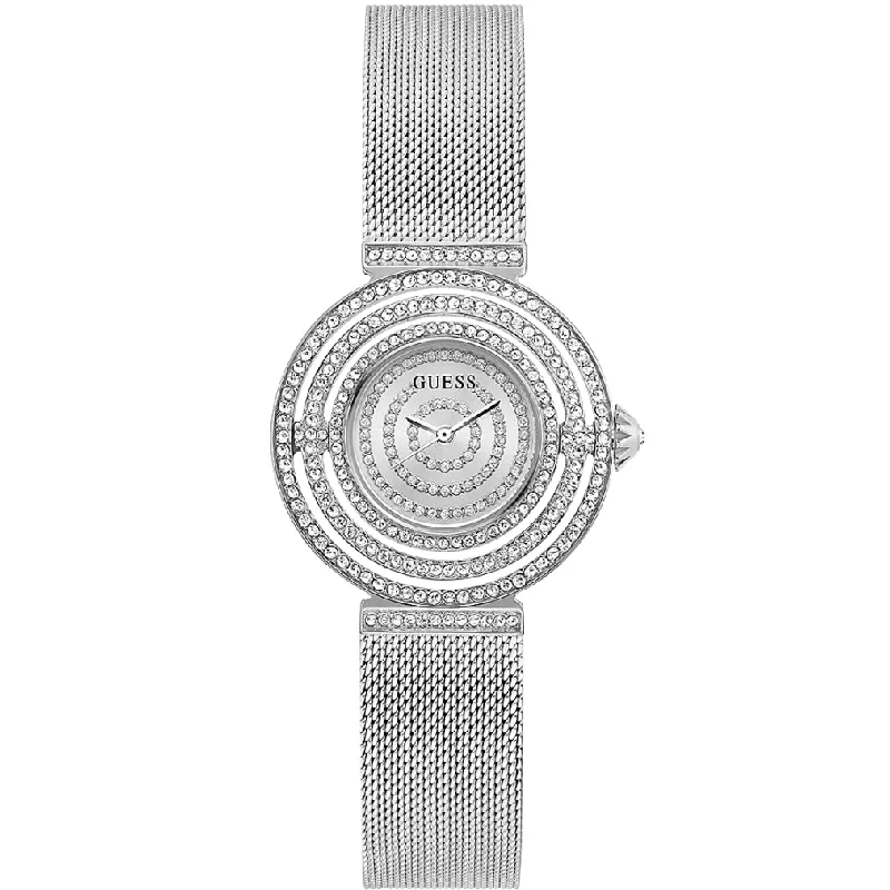 Men's New Year's Eve Style Dress Watches for Countdown Parties-Guess Dream Ladies Silver Watch GW0550L1