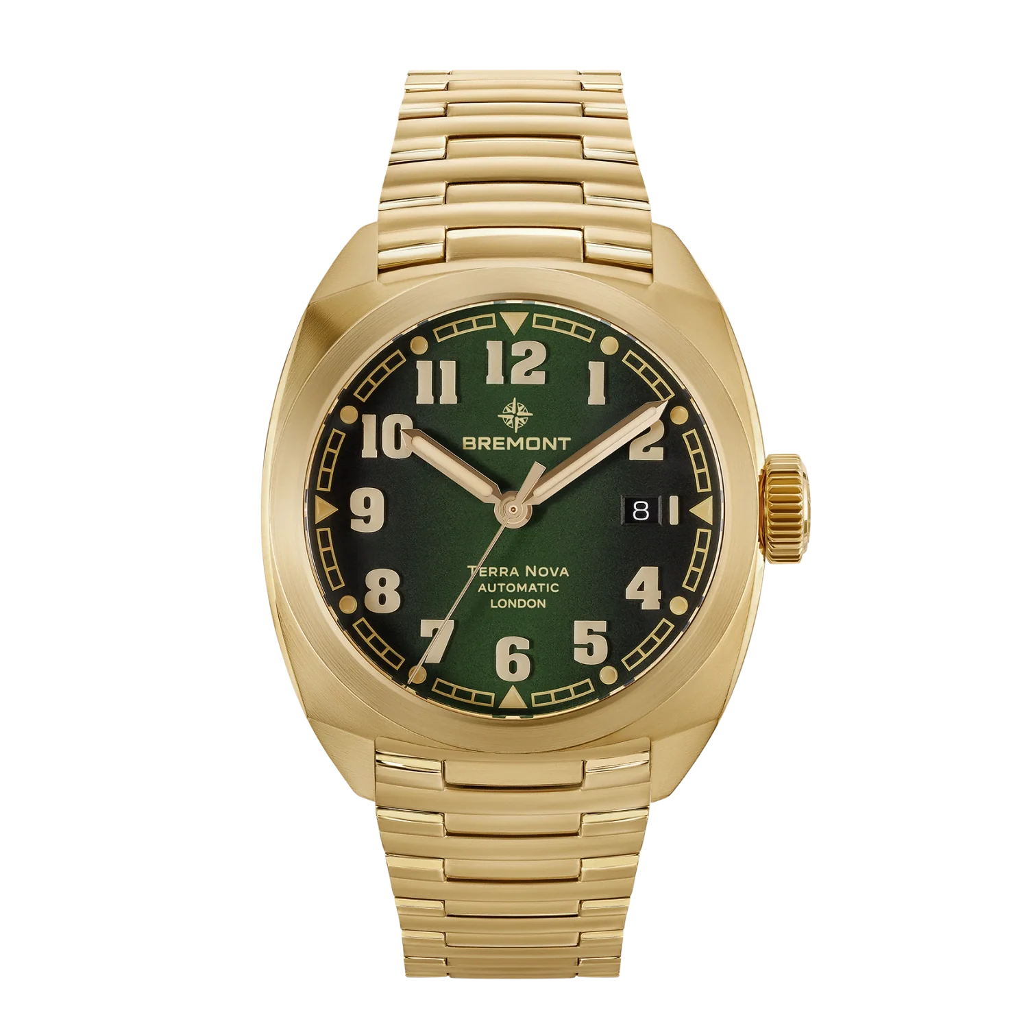 Men's Military Watches with Peacekeeping Missions-Terra Nova 40.5 Date Bronze