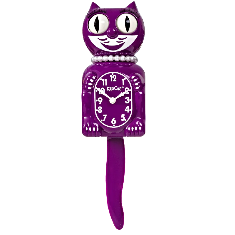 Turret Clocks for Castle-Inspired Decor-Boysenberry Lady Kit-Cat® Klock
