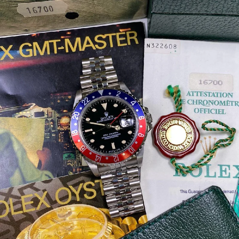 Women's Rolex European Made Watches-Rolex GMT Master 16700 (1992)