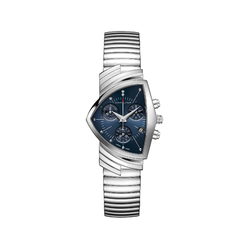 Women's Chronograph Watches with UV Sensor-Hamilton Ventura Chrono Quartz