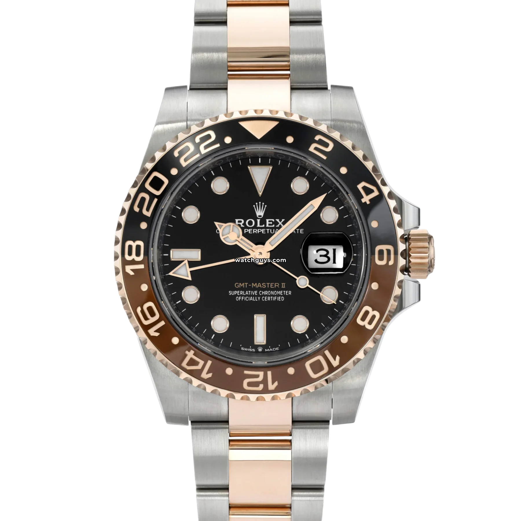 Women's Rolex Date Night Watches-Rolex GMT-Master II 126711CHNR Root Beer