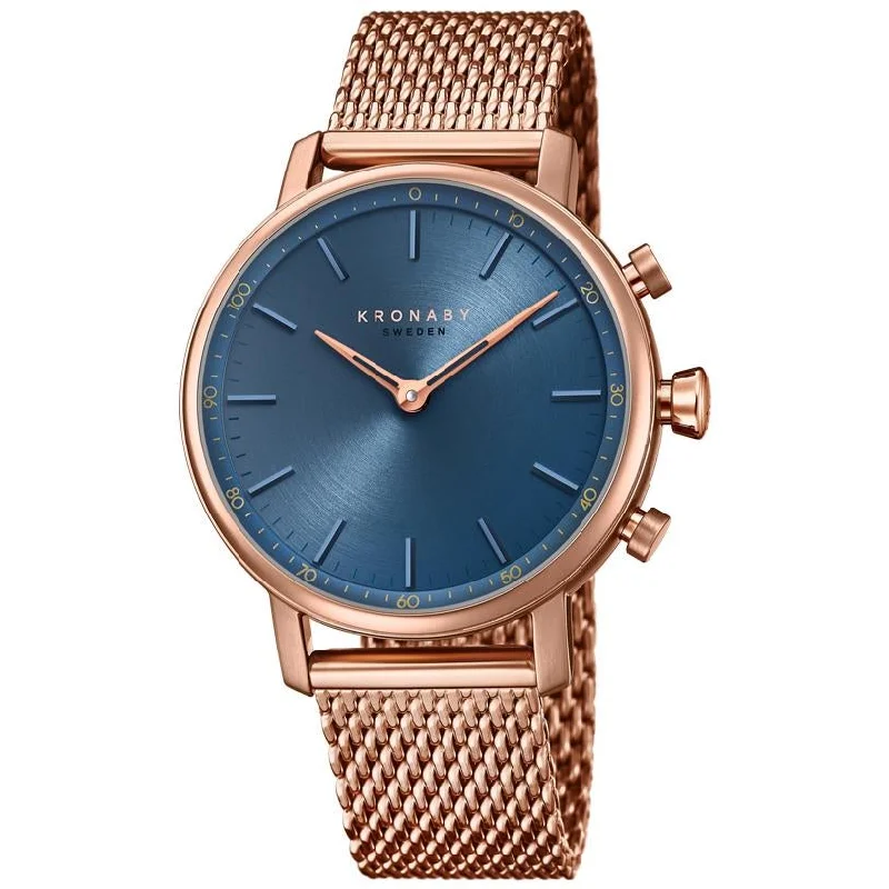 Kronaby S0668/1 Ladies Rose Gold Carat Hybrid Smartwatch