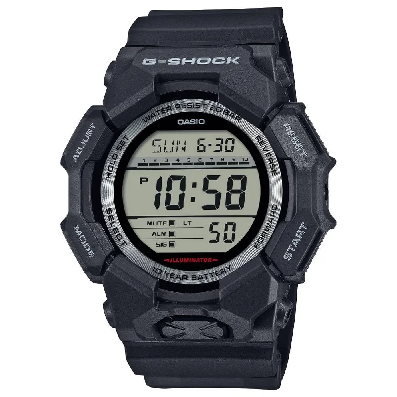Men's Digital Watches for Emergency Signaling-Casio Casio G-Shock (Gd-010-1Dr) Digital 51.9mm Resin Band