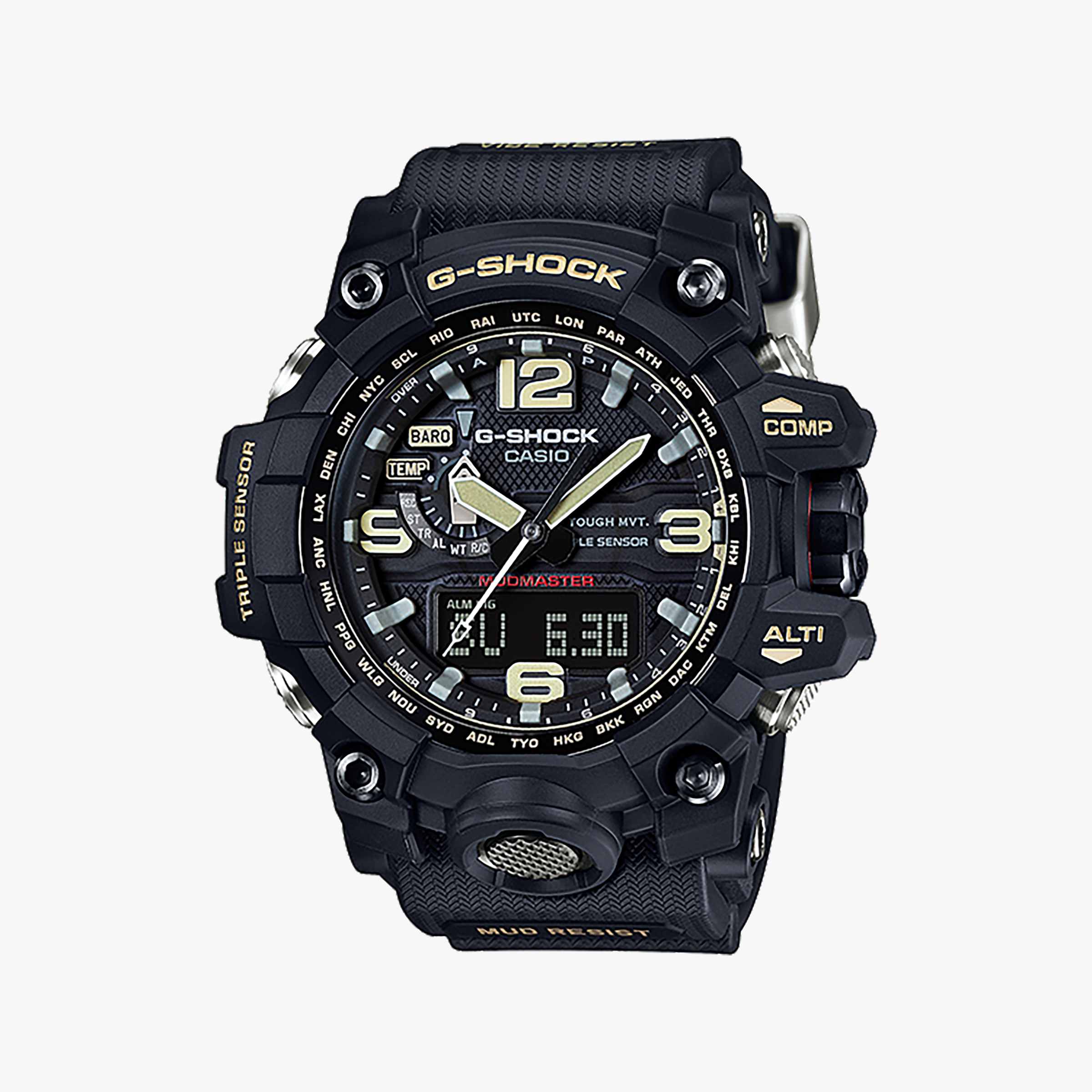 Men's Digital Watches for Radio Communication-GWG-1000-1ADR G-SHOCK - RUGGED ADVENTURER MEN'S WATCH WITH TRIPLE SENSOR PERFORMANCE