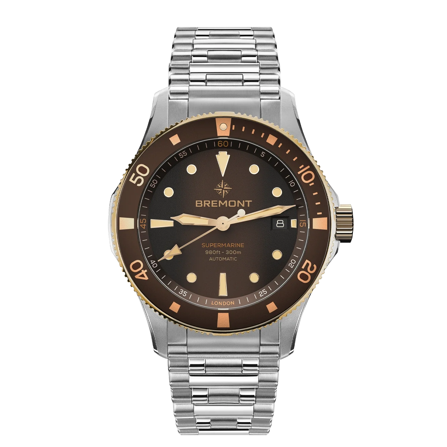 Men's Military Watches for Tactical Units-Supermarine 300M Date, Bi-Colour