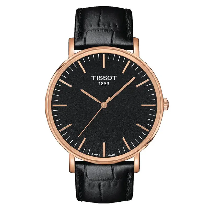 Women's Heritage Watches with Special Edition-Tissot T-Classic Black Dial Men 42mm