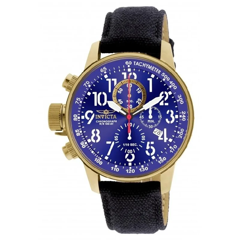Men's Chronograph Watches with Altimeter Calibration-Invicta Men's 1516 I-Force Lefty Multi-Function Black Riffle Watch